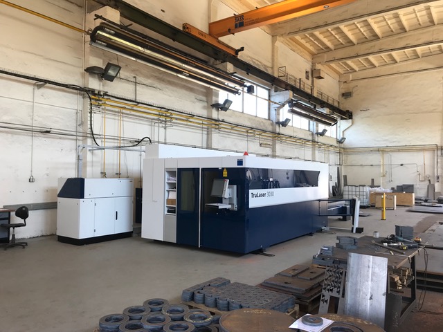 Laserové pracoviště TRUMPF – TRULASER 3030 fiber 6 KW